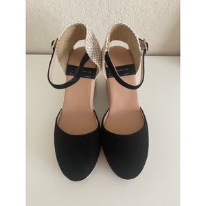 NEVER WORN Giamo platform espadrilles sandals